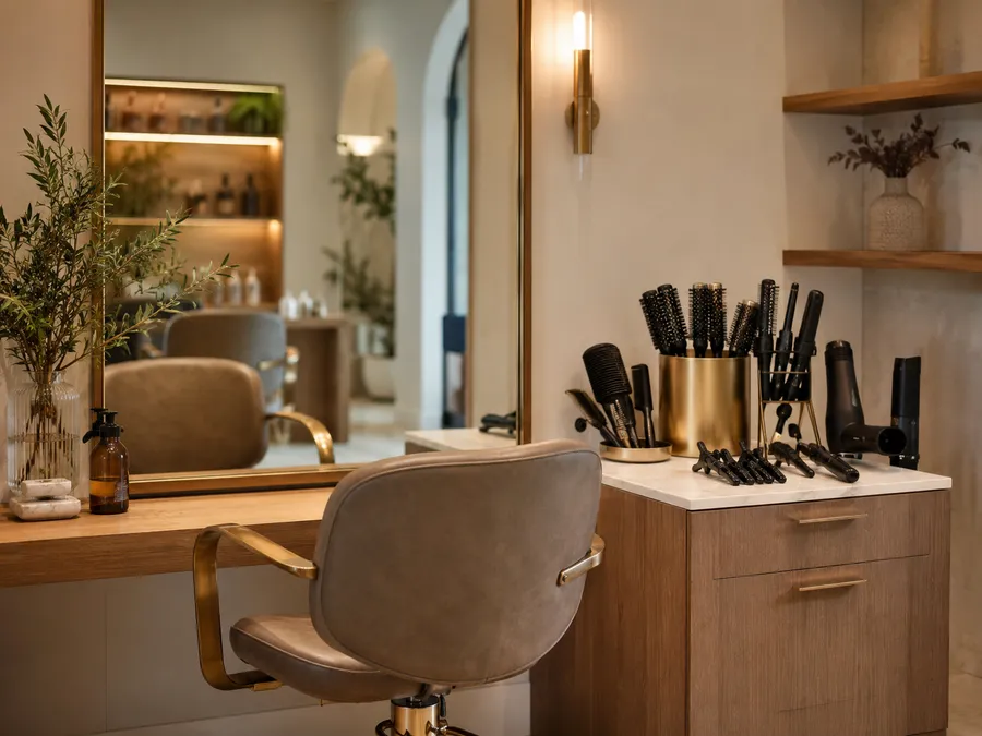 Brooke's styling station in Litchfield, CT